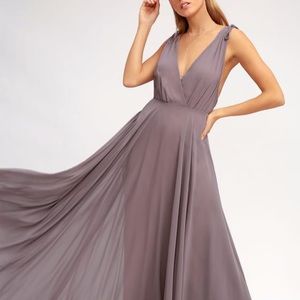 Lulu’s Dance the Night Away Dress - Dusty Purple